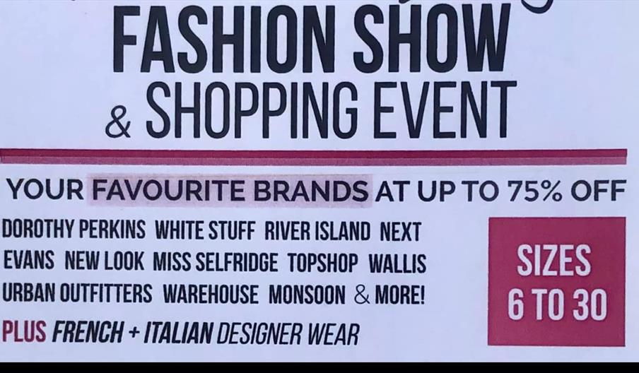 Fashion Show and Shopping Event