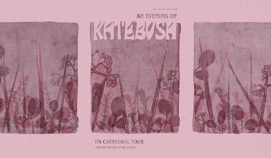 flowers and the words Kate Bush