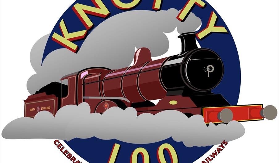 The logo of the Knotty 100 celebrations