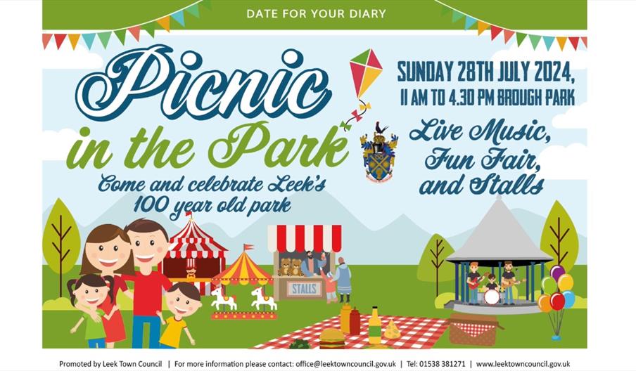 image of Leek Town Council's 100 year celebration of Brough Park