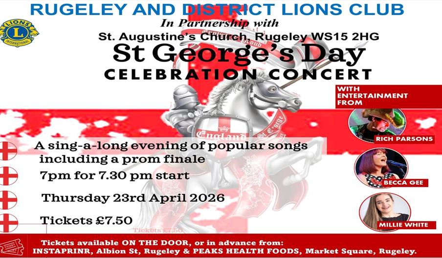 St. George's day celebration concert's poster