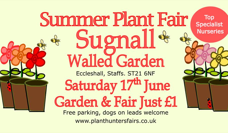 Summer Plant fair at Sugnall, Staffordshire