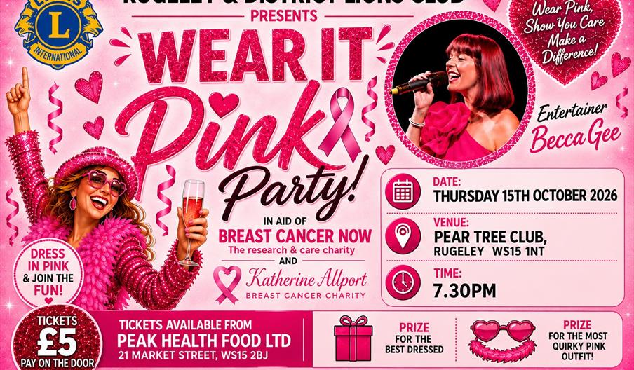 WEAR IT PINK PARTY!
