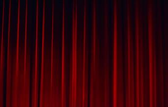 Red curtain