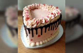 NEW: Heart Drip Cake