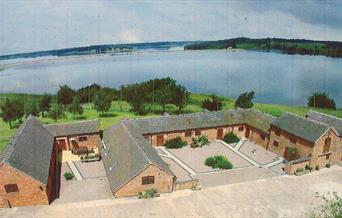 Blithfield Lakeside Barns aerial view