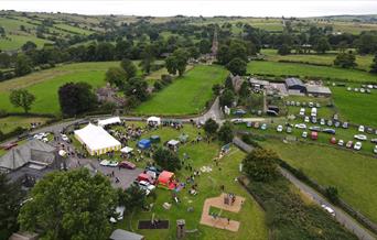 Ariel view of Butterton Wakes