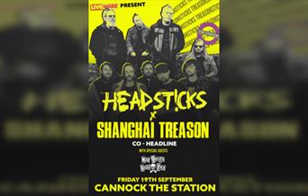LiveWire presents Headsticks with Shanghai Treason