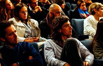 People sitting in a lecture hall