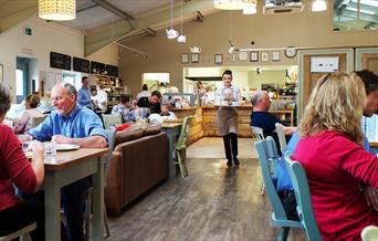 Enjoy the atmosphere is this popular tea room