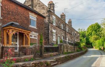 The Village road of Endon