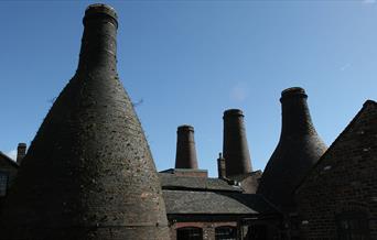 Historic bottle kilns at Gladstone Pottery Museum