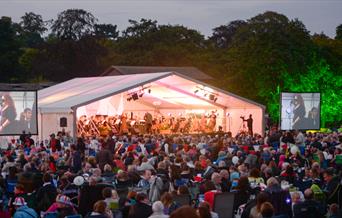 Proms in Beacon Park, Lichfield, Staffordshire