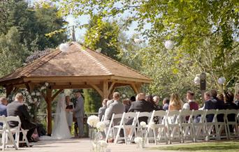 Outside Wedding Venue