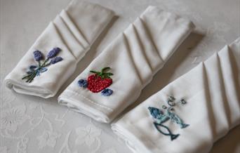 Workshop - Afternoon Tea and Napkin Embroidery