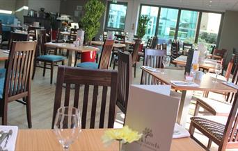 Parklands restaurant in Drayton Manor Hotel