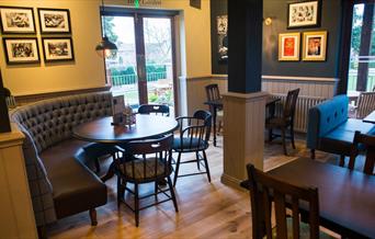 The bar area