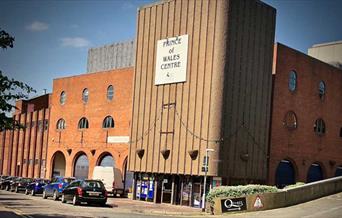 Outside of the Prince of Wales Theatre