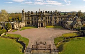 Aerial View of Sandon Hall