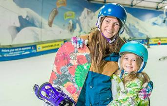 Skiing at SnowDome