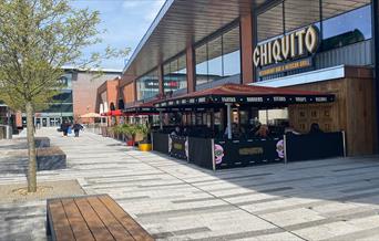 The Hive at The Potteries Centre, Stoke-on-Trent with Cineworld cinema and a range of restaurants