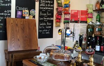 The traditional bar at the Borehole