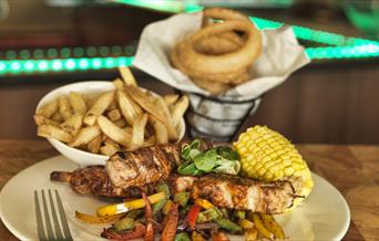 From the menu Chicken Skewer dish