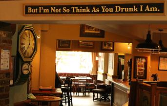 The bar area