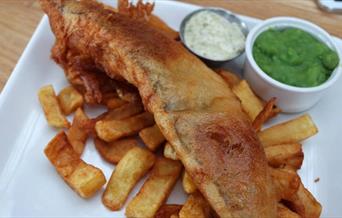 Traditional Fish & Chip by the marina
