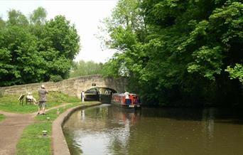 View of the lock and bridge near Shugborough Estate