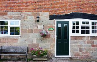 Front Door of Tythe Barn House