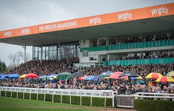 The Wrights Grandstand at Uttoxeter Racecourse