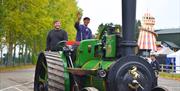 Steam powered vehicle at Statfold Country Park, Tamworth