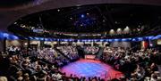 Image of the interior of the New Vic Theatre