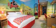 Pick a themed room for your stay like the Postman Pat room.