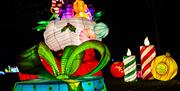 Lightopia Christmas Illuminations at Alton Towers, Staffordshire