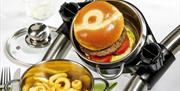 Arriving to your station is Burger and Chips