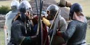 Saxons fighting