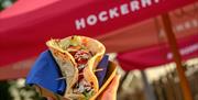 Barbeque food served at Hockerhill Adventure Playbarn