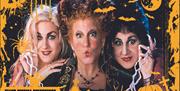 A poster for Hocus Pocus, one of the films at the Halloween Giant Cinema Screenings, Brewhouse Arts Centre, Staffordshire