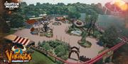 New for 2022, Vikings themed area at Drayton Manor Resort, Staffordshire