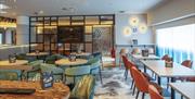 The spacious and airy dining area at Ibis Styles Burton upon Trent
