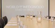 World of Wedgewood Darwin Suite  Boardroom Set up