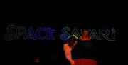 Space Safari drone light show with illuminated formation of drones.