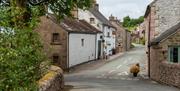 the village centre of Flash with the New Inn pub