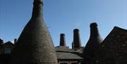 Historic bottle kilns at Gladstone Pottery Museum
