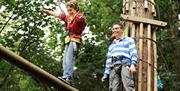 Dad and Son taking on the wires!