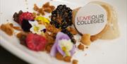 Image shows a tantalising dessert at the Hammersley Restaurant at Stoke-on-Trent College, Staffordshire