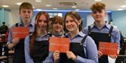 Image shows the Hammersley Restaurant learners waiting to welcome you
