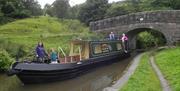 Joshua Day Boat can be hired for day trips along the picturesque Caldon canal in the Staffordshire Moorlands.